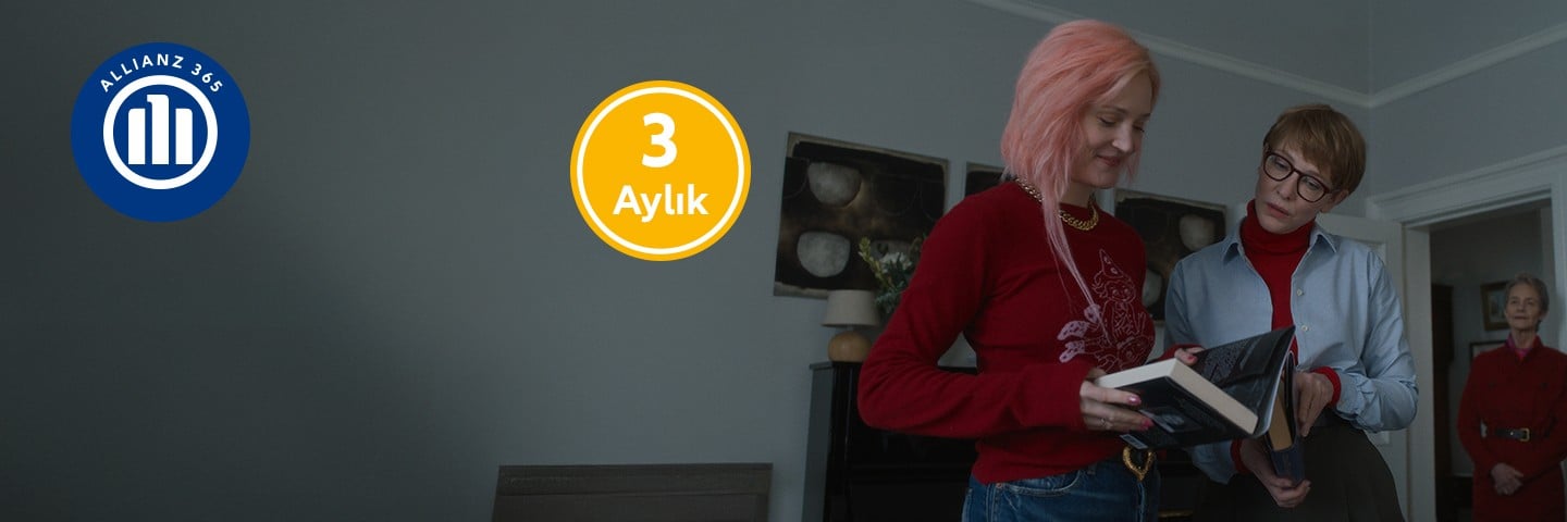 Allianz 365 ile 3 ay ücretsiz MUBI üyeliği fırsatı sunan kampanya görseli