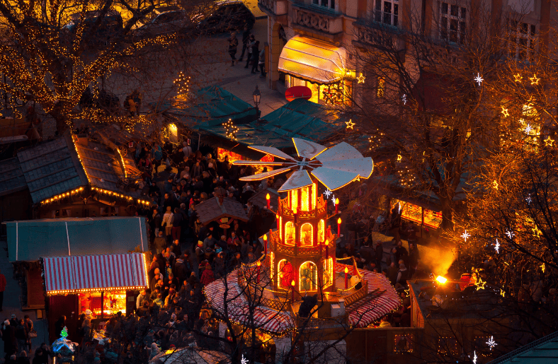 münih yılbaşı pazarı