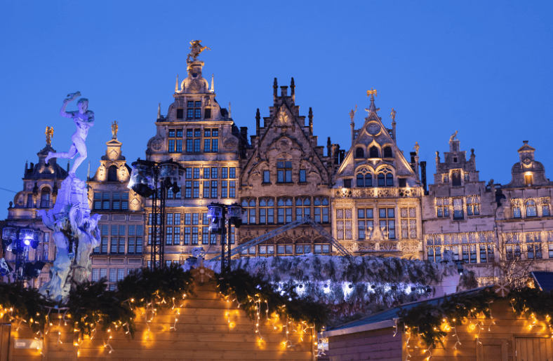 antwerp yılbaşı pazarı